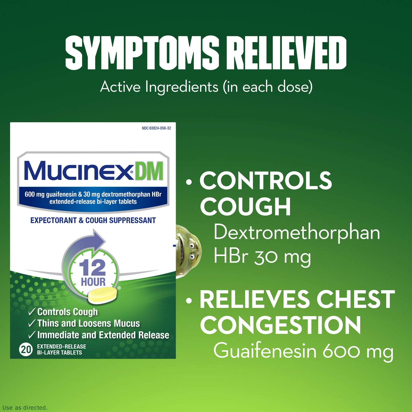 Mucinex DM 12-Hour Extended Release Tablets 20ct