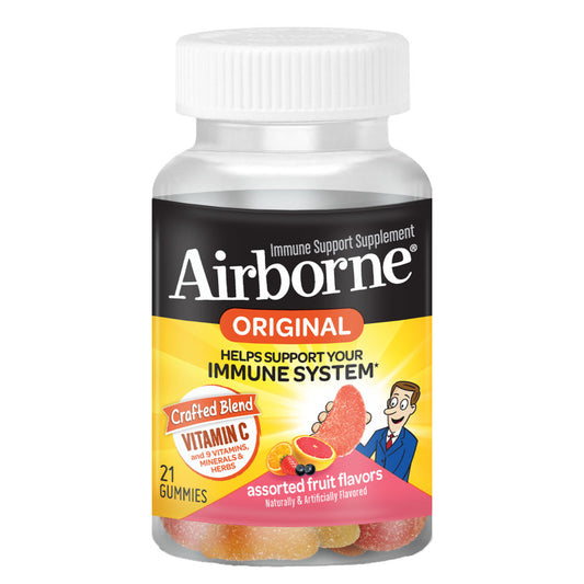 Airborne Assorted Fruit Gummies 21ct