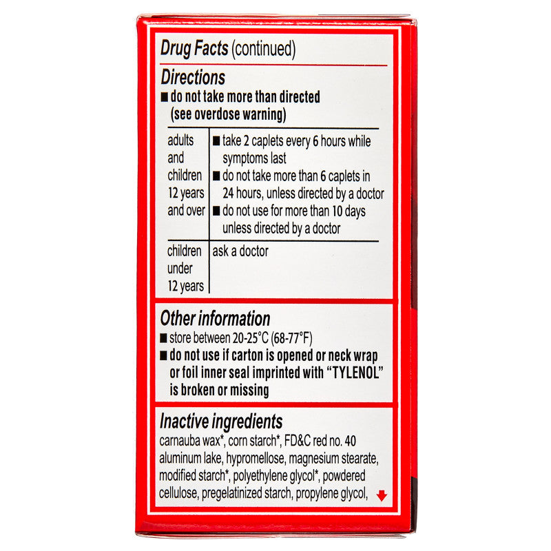 Tylenol Extra Strength Caplets 24ct