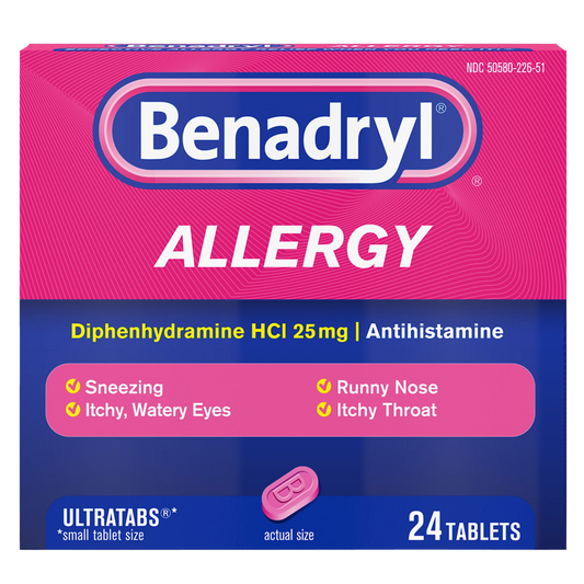 Benadryl Allergy Ultra Tablets 24ct