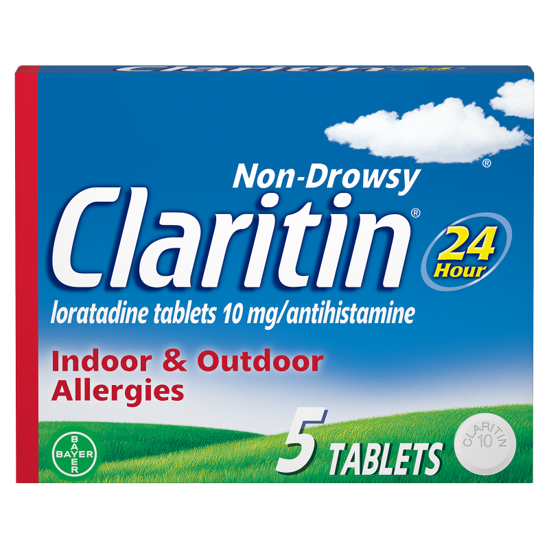 Claritin 24-Hour Non-Drowsy Allergy Relief Tablets 5ct