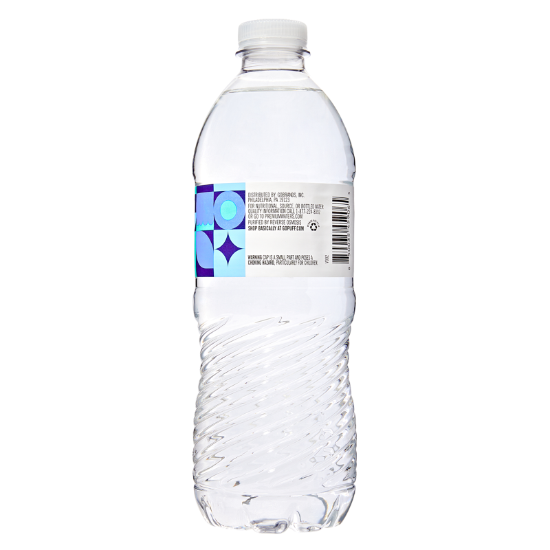 Basically, 24ct 16.9oz Purified Bottled Water